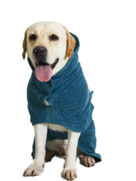 DryPaws™ Microfiber Bathrobe Overview: 1. Dog Bathrobe Towel, Dog Fast Drying Dog Drying Coat with Adjustable Chest Neck Strap, Super Absorbent Microfiber Material Pet Drying Moisture Absorbing Bathrobe with Hook and Loop 2. Healthy and skin-friendly mate