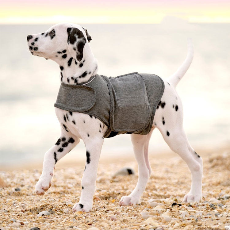 Calming Anxiety Jacket – Warm & Cozy Dog Vest Product information: Color: Heather Gray Size: XXS (suitable for less than 4kg),XS (suitable for 4-6kg),S (suitable for 7-11kg),M (suitable for 12-18kg),L (suitable for 19-29kg),XL (suitable for 30-50kg),XXL (