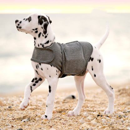 Calming Anxiety Jacket – Warm & Cozy Dog Vest Product information: Color: Heather Gray Size: XXS (suitable for less than 4kg),XS (suitable for 4-6kg),S (suitable for 7-11kg),M (suitable for 12-18kg),L (suitable for 19-29kg),XL (suitable for 30-50kg),XXL (