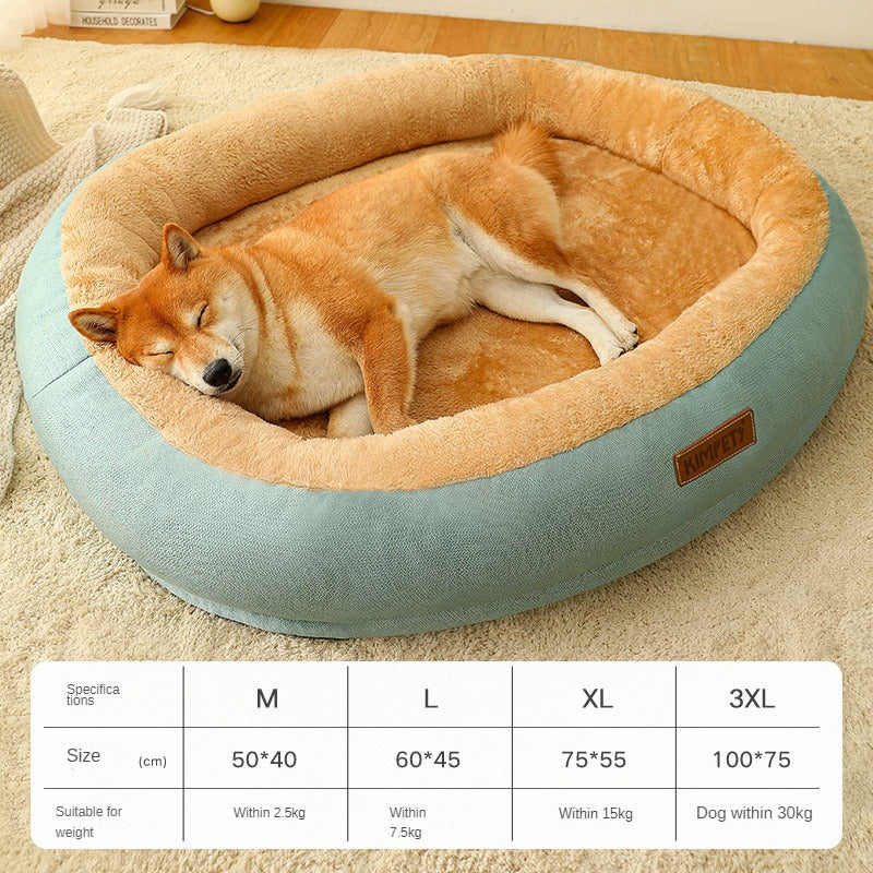 WarmiePaws™ Cozy Bed Product Details: Material: Cotton Product Category: Bed Specifications: M [size 50*40cm] (recommended for pets within 5 catties), L [size 60*45cm] (recommended for pets within 15 catties), XL [size 75*55cm] (recommended for pets withi