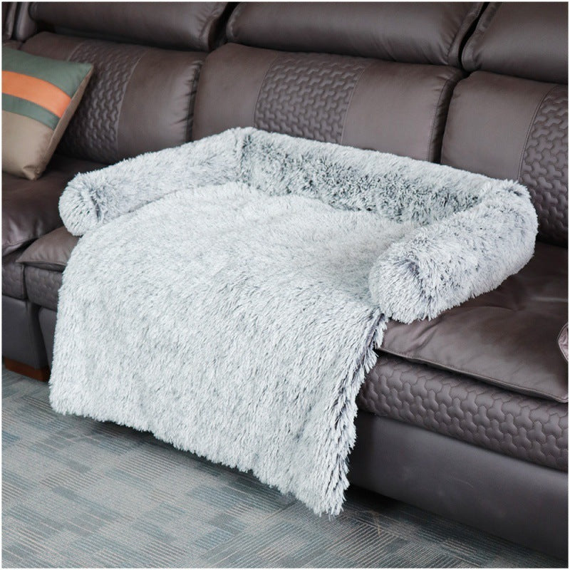 PlushPod™ 2-in-1 Pet Bed Product information: Material: pp cotton Size: s, m, l Color: powder gray coffee Size S M L Outer diameter(L*W*H) 76*73*16cm 90*85*20cm 105*93*20cm Inner diameter(L*W) 56*62cm 65*72cm 76*81cm Features: Long hair Packing list: Dog