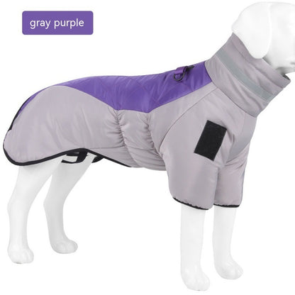 FrostGuard™ Winter Dog Vest Overview: 1. Thickened warm-keeping and temperature-locking filling cotton, let your pet spend a warm winter. 2. The inner layer is skin-friendly crystal velvet, comfortable, flame retardant, and antistatic. 3. The elastic bell
