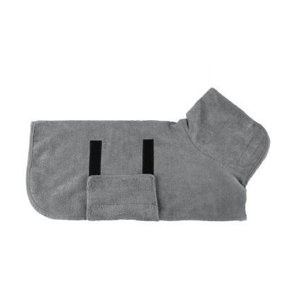 DryPaws™ Microfiber Bathrobe Overview: 1. Dog Bathrobe Towel, Dog Fast Drying Dog Drying Coat with Adjustable Chest Neck Strap, Super Absorbent Microfiber Material Pet Drying Moisture Absorbing Bathrobe with Hook and Loop 2. Healthy and skin-friendly mate