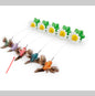 SpringWhisker™ Overview: Easy to use The remote control is usually powered by AAA battery, which is convenient and simple to turn on the light with one button. Rotate 360 degrees Press to turn on the light, the motor at the base is activated, and the butt