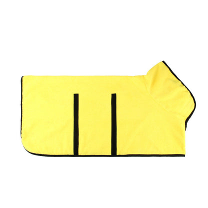 DryPaws™ Microfiber Bathrobe Overview: 1. Dog Bathrobe Towel, Dog Fast Drying Dog Drying Coat with Adjustable Chest Neck Strap, Super Absorbent Microfiber Material Pet Drying Moisture Absorbing Bathrobe with Hook and Loop 2. Healthy and skin-friendly mate