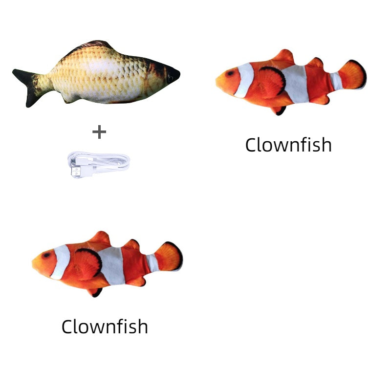 Simulated Flopping Fish – Fun Electric Toy for Cats (Catnip-Free) Overview: 1. With high quality material, this ornament is durable and not easy to damage. 2. This toy does not contain toxic and harmful things and materials, and it is healthy and safe for