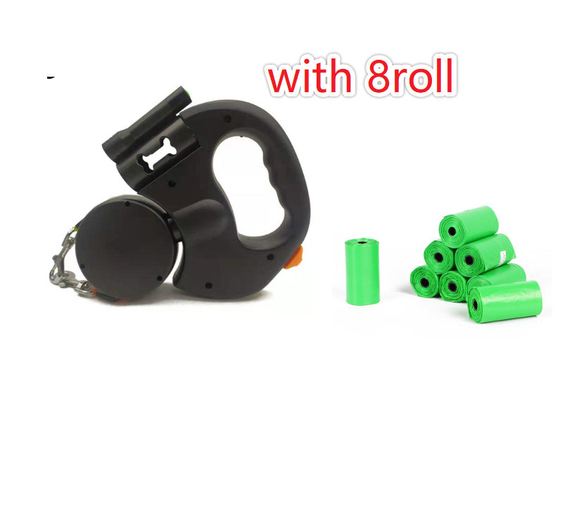 PawPair Overview: Made of high-quality plastic and nylon material, won't be destroyed by your dogs. The traction rope is automatic retractable, really convenient and stored easily. One-to-two automatic telescopic traction rope, easy to walk two dogs. With