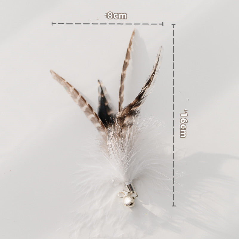 Interactive Cat Wand – Detachable Rod & Sucker Toy Product information: Material: feathers, hardware accessories, suction cups, PVC rods, steel wires Style: simple and stylish Features: funny cat Colour: Picture color Packing list: Funny cat stick*1 Produ