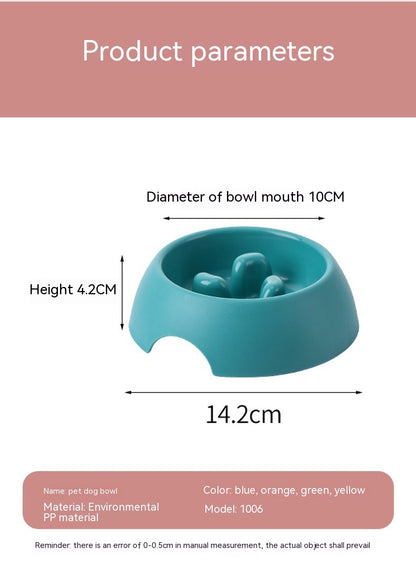 FurSlow Color Dish Product information: Color: 14.2 * 4.2cm Specifications: yellow, orange, blue, green Material: Plastic Category: Pet tableware Packing list: Pet bowl * 1 Product Image: Pet Bowls, Feeders & Waterers