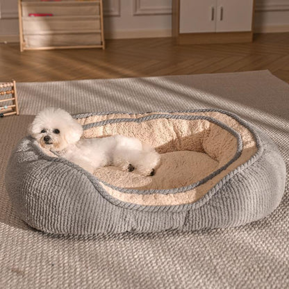 SnugNest™ – All-Season Bed for Small & Medium Dogs Treat your pup to year-round comfort with the SnugNest™ All-Season Dog Bed – specially designed for small and medium-sized dogs who love to relax in style. ️ 4-Season Versatility: Breathable for summer, w