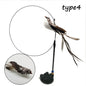 Interactive Cat Wand – Detachable Rod & Sucker Toy Product information: Material: feathers, hardware accessories, suction cups, PVC rods, steel wires Style: simple and stylish Features: funny cat Colour: Picture color Packing list: Funny cat stick*1 Produ