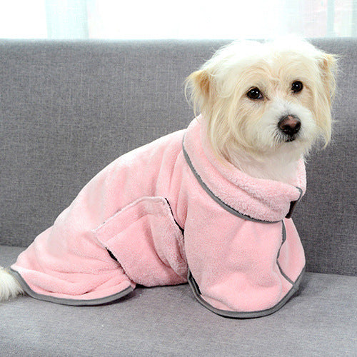 DryPaws™ – Quick-Dry Microfiber Pet Towel & Bathrobe Overview: Fabric is durable and absorbs water well, easy to clean, machine wash is available. This bathrobe can cover your pet's whole body, if your pets take a shower or get wet in the rain, help them