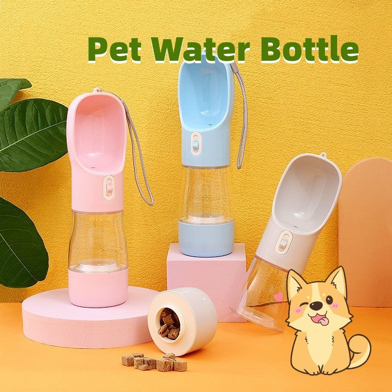 PawTrio Travel Cup Product Information: Material: Plastic Color: blue, pink, green, grey Size: 25.5x7x7cm Weight: 180g Capacity: 458ml Features: Plastic material for human use, high-temperature resistance, no deformation when filled with hot water Large o