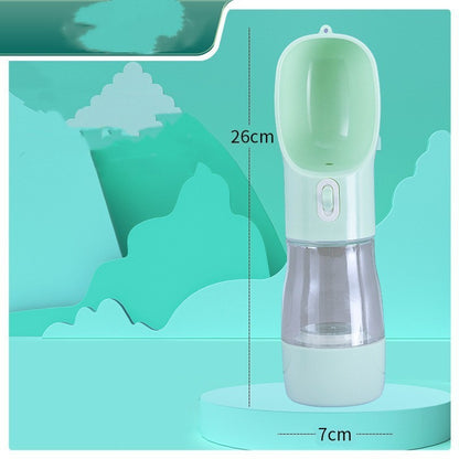 PawTrio Travel Cup Product Information: Material: Plastic Color: blue, pink, green, grey Size: 25.5x7x7cm Weight: 180g Capacity: 458ml Features: Plastic material for human use, high-temperature resistance, no deformation when filled with hot water Large o