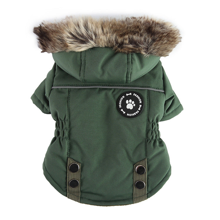 Winter Cotton Dog Jacket – Warm Zipper Coat for Pets Product information: Material: polyester Product: category cotton-padded clothes Style: Casual Color: DZ270 black, DZ271 red, DZ272 army green, DZ273 blue, DZ274 red, DZ275 army green, DZ276 black, DZ27