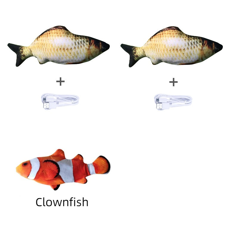 Simulated Flopping Fish – Fun Electric Toy for Cats (Catnip-Free) Overview: 1. With high quality material, this ornament is durable and not easy to damage. 2. This toy does not contain toxic and harmful things and materials, and it is healthy and safe for