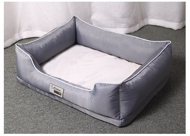 CleanNest™ Removable Dog Bed Product Information: Color: Dark grey Specifications: No. S: Tedibo Meishnari Cat, etc. [Recommended in 10 kg], No. M: Tedibo Meibi Bear Faduoki, etc. [Recommended in 30 kg], No. L: Hashimo Golden Wood Dog, etc. [Recommended i