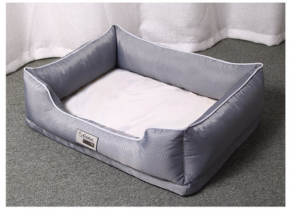 CleanNest™ Removable Dog Bed Product Information: Color: Dark grey Specifications: No. S: Tedibo Meishnari Cat, etc. [Recommended in 10 kg], No. M: Tedibo Meibi Bear Faduoki, etc. [Recommended in 30 kg], No. L: Hashimo Golden Wood Dog, etc. [Recommended i