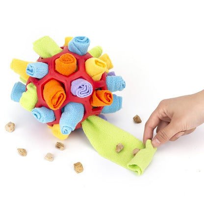 SniffFun™ Product information: Product category: Sniff toys Material: fleece+TPR rubber Specification: fried ball Color: red sphere rainbow color, green sphere rainbow color, white red green Christmas, pink purple, blue, unicorn color, white yellow orange