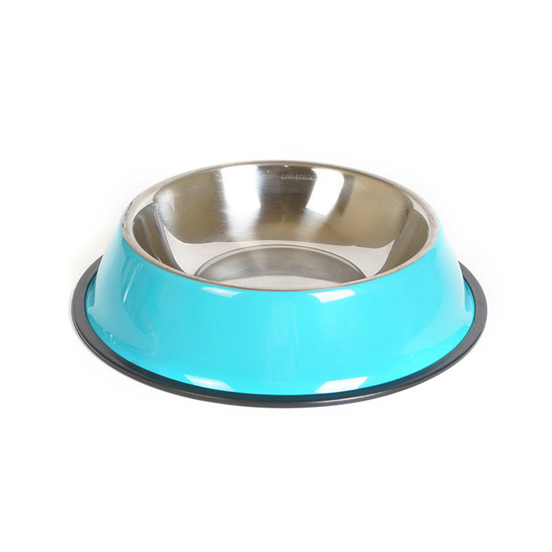 PawBasin Feeder Dual-Use Stainless Steel Pet Bowl with Non-Slip Melamine Base Give your furry friend a stylish, safe, and practical dining experience with our dual-use pet bowl, combining premium stainless steel and a colorful melamine outer shell. Design