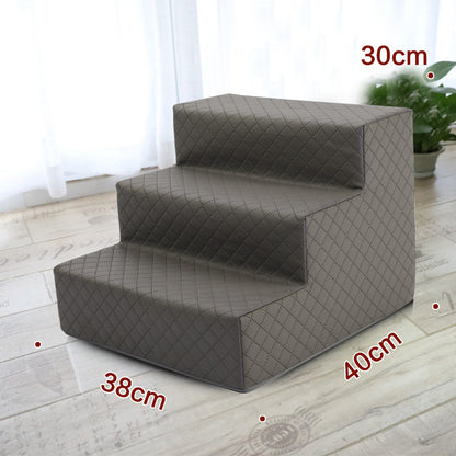 FurHop Bed Steps Product information: Dog Door Item Type: Safety Ramps Applicable Dog Breed: Universal Packing list: 1*Sponge step Pet Steps & Ramps