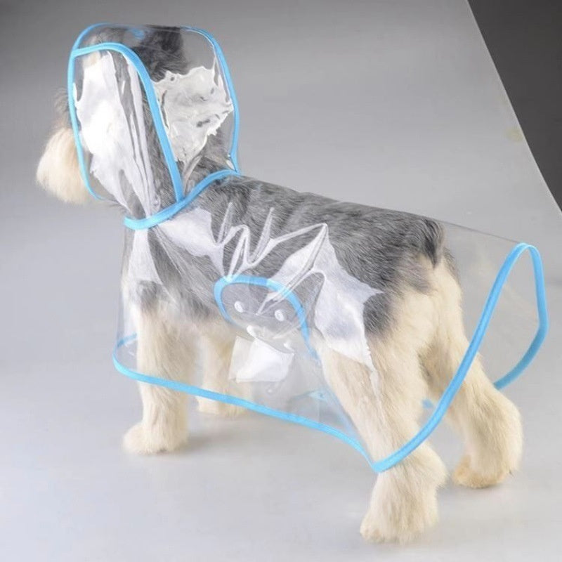 TinyDrip™ Dog Raincoat Product information: Name ：Raincoat Material ：Plastic Size: Packing list: Raincoat * 1 Product Image: Pet Rain Coats