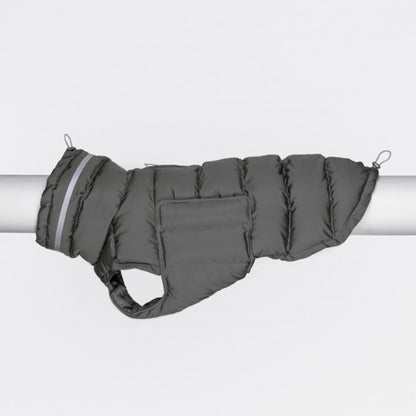 CozyCore™ Cotton Dog Coat Product information: Color: Dark gray, pink For: dogs Material: 100% recycled polyester Size Information: Size: S/M/L/XL Packing list: 1* Waistcoat Product Image: Pet Coats