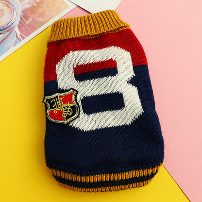 Cute Pet Sweater – Hollow Knit with Bow for Small Dogs & Cats Overview: 1. Winter Essential: This dog sweater is made of warm and comfortable knitted fabric, brings the warmth to your pet, no longer afraid of cold. 2. Popular Pattern: Designed with lattic
