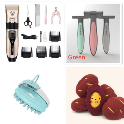 ProTrim™ – Professional Pet Hair Clipper for Dogs & Cats Overview: 1. The blade is sharp and not jammed, durable and non-heating 2. Long-lasting battery life and more durable 3. Ceramic cutter head, strong and low shock without catching hair, rechargeable