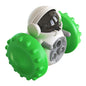 TreatRider Overview: New upgrade toy: intelligent robot tumbler design. Rolling balance system, no electric drive required, it will keep standing no matter how the dog pushes it. Dogs can be rewarded by constantly pushing it, greatly extending pet eating