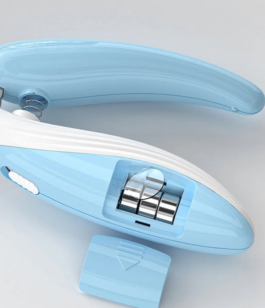 GlowTrim™ – LED Electric Nail Grinder for Dogs & Cats Trim your pet’s nails safely and easily with the GlowTrim™ LED Pet Nail Grinder – designed to give you precision, visibility, and peace of mind. Built-In LED Light: Illuminates your pet’s nails to help