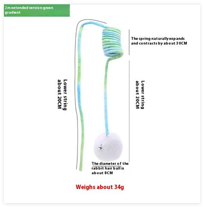 PawPop – Rabbit Fur Ball Toy for Playful Cats Overview: 1. Simply give this ball to your cat and you are good to go! 2. This cat toy stimulates your cat's instinct to hunt, and reduces obesity, boredom, and depression with increased exercise; 3. Soft and