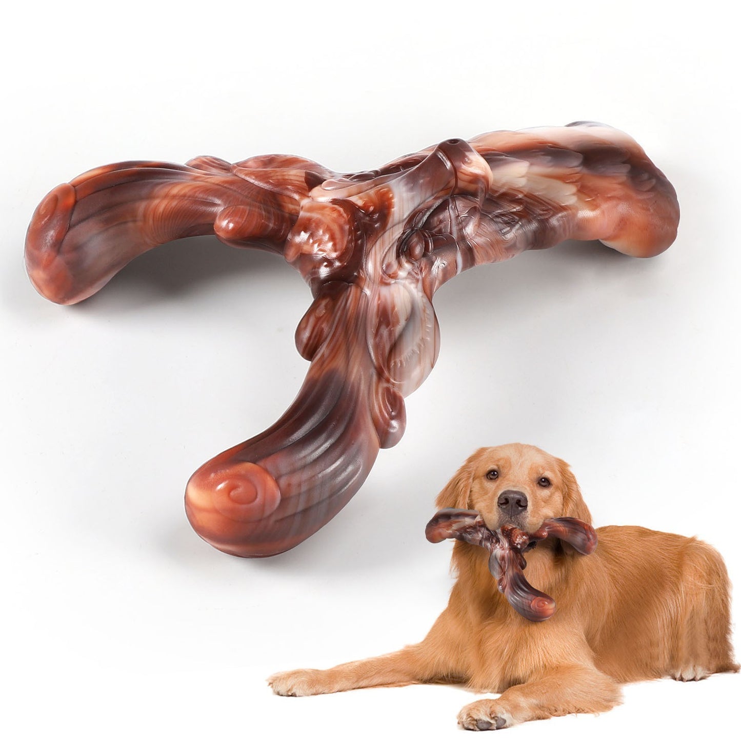 Heavy-Duty Nylon Chew Toy – Long-Lasting Fun for Dog Product information: Color: meat of rabbits beef flavor, squirrel beef flavor, cactus beef flavor, crab beef flavor, antlers beef flavor, tricerops beef flavor, Christmas deer beef flavor Material: Nylo