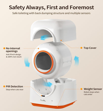 60L Automatic Cat Litter Box