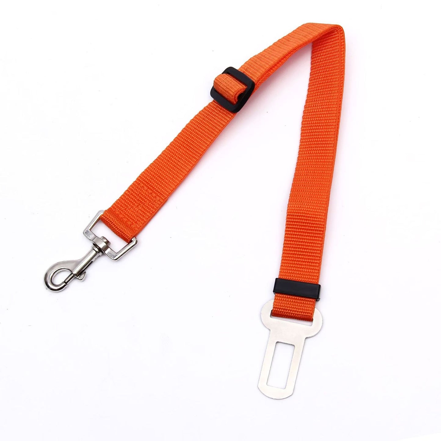 PawTether Dog Leash Product description: This product is a dog dog fixing belt / seat belt for cars, 2.5cm wide, the length of the fixing belt can be adjusted, and one end of the fixing belt can be fixed on the car seat belt. A collar that can hold the do