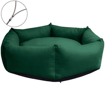 CozyHaven™ – All-Weather Washable Dog Kennel Product information: Materials: cloth Product category: pet nest Color: red, yellow, wine red, khaki, blue, dark green, light gray, dark gray, dark brown, purple Size: Outer Diameter S:50cm/19.68inch M:60cm/23.
