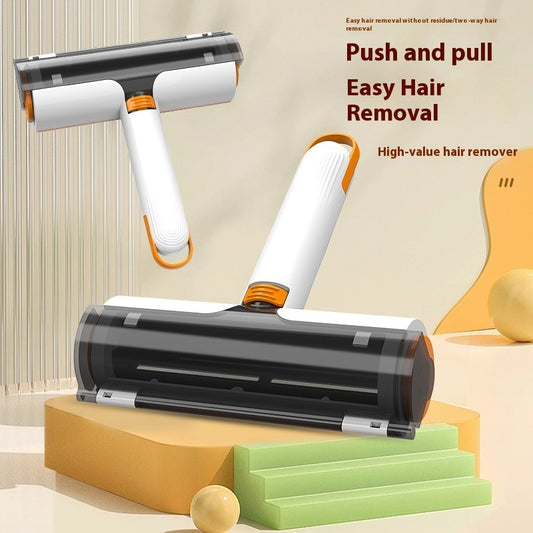 FurRoll™ – 2-in-1 Reusable Pet Hair Removal Brush Keep your home fur-free effortlessly with the FurRoll™ 2-in-1 Pet Hair Removal Roller – a portable, washable tool designed for quick and effective pet hair cleanup. Dual Functionality: Combines a lint roll