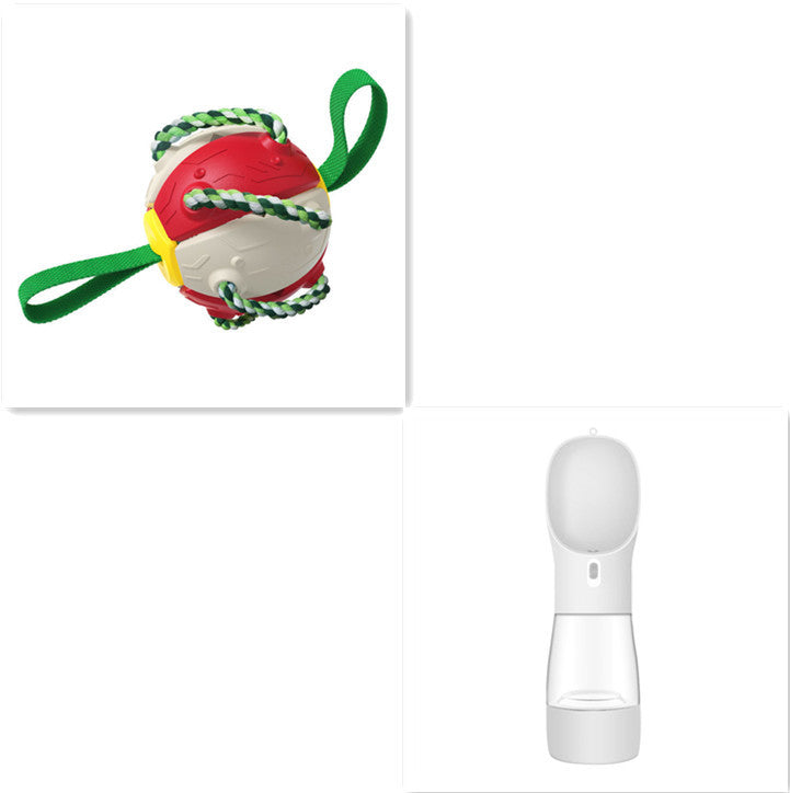 PawKick™ 2-in-1 Frisbee Ball Dog Toy – Bounce, Chew, Tug, and Play Anywhere! Take fetch and tug-of-war to the next level with this super creative transforming Frisbee Ball! Whether it’s flying high through the air or bouncing back into a sphere mid-flight