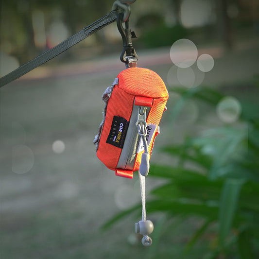 PawPouch Pick-Up Bags Product information: Color: M Material: Nylon Specifications: cyan, black, purple, orange, Army Green Category: pet bag Size: 8x5x5cm Packing list: Pet bag * 1 Product Image: Standard Dispensers & Holders