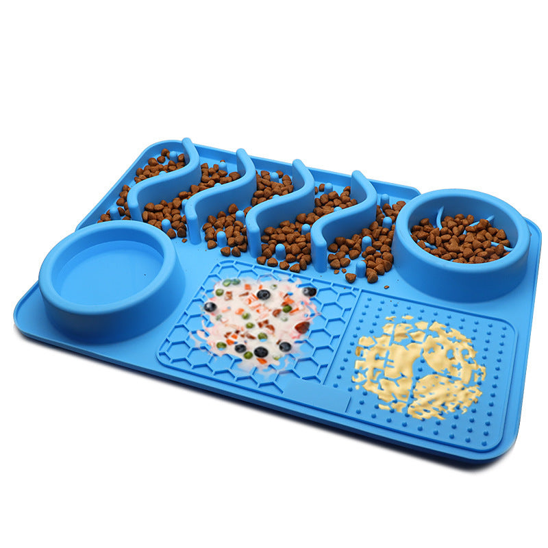FurSniff Pet Mat Overview: 1. The licking mat is a unique form of pet slow-feeder dog bowl for the dog and puppies. 2. The lick mats have different textures whose design effectively reduces the speed of a pet’s eating 3. It cleans the pet's tongue and pro