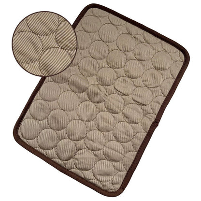 Cooling Ice Silk Pet Bed – Summer Nest for Dogs & Cats Overview: 1. Cool, comfortable, durable and pet-friendly 2. Provide instant cooling effect 3. Suitable for pets of all sizes 4. Use this simple and effective pet cooling pad to help your pet withstand