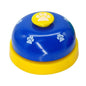 Pet Bell Trainer Describe: 100% brand new and high quality Bright colors, attract the attention of cats and dogs, sturdy and bite resistant, mechanically perfect, no battery required. Ring the bell to eat, ring the bell to urinate, develop intelligence, i