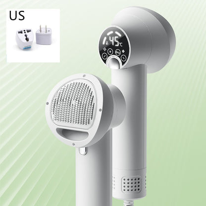 GroomBlow™ – Silent Smart Dryer & Comb for Pets Dry and groom your pet with ease using the GroomBlow™ Smart Pet Hair Dryer – the ultimate 2-in-1 tool designed to keep your dog or cat calm, clean, and fluffy. 2-in-1 Blow & Brush: Dries and detangles at the