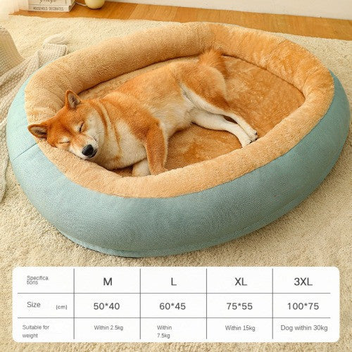 WarmiePaws™ Cozy Bed Product Details: Material: Cotton Product Category: Bed Specifications: M [size 50*40cm] (recommended for pets within 5 catties), L [size 60*45cm] (recommended for pets within 15 catties), XL [size 75*55cm] (recommended for pets withi