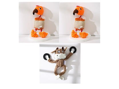Donkey Plush Chew Toy – Squeaky & Fun for Puppies Overview: 100% brand new and high quality. It's a good gift for your pet. hours of fun for you and your dog. Product Information: Product category: pet toys material: plush Specifications: white, brown, gr