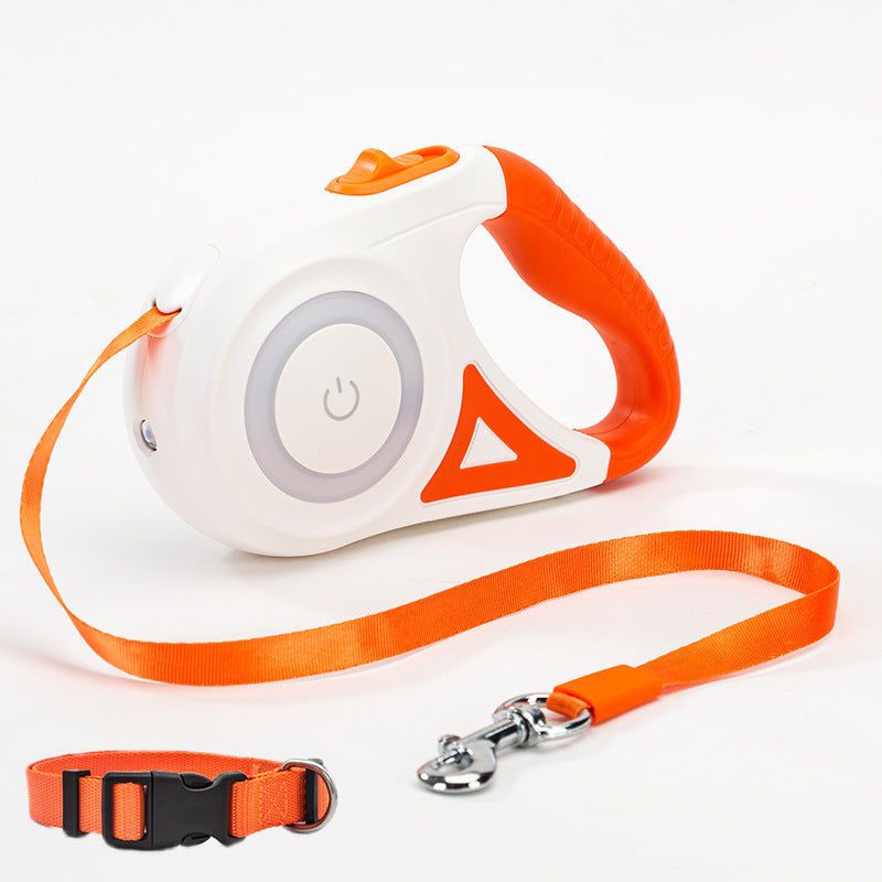FlexiGlow Overview: 100% Brand New and Top Quality. Give your dog good reach and freedom of movement. This belt is suitable for Small medium / large Pets. One-handed braking and locking system keeps pets from moving forward. Telescopic design, the belt ca