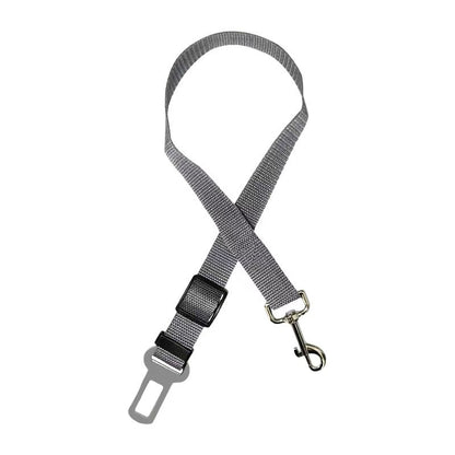 PawTether Dog Leash Product description: This product is a dog dog fixing belt / seat belt for cars, 2.5cm wide, the length of the fixing belt can be adjusted, and one end of the fixing belt can be fixed on the car seat belt. A collar that can hold the do