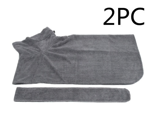 DryPaws™ Microfiber Bathrobe Overview: 1. Dog Bathrobe Towel, Dog Fast Drying Dog Drying Coat with Adjustable Chest Neck Strap, Super Absorbent Microfiber Material Pet Drying Moisture Absorbing Bathrobe with Hook and Loop 2. Healthy and skin-friendly mate