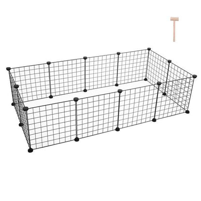 PawGrid Iron Fence Set Introductions: Do you need a universal Pet Playpen? If so, you can have a try of our Pet Playpen, Small Animal Cage Indoor Portable Metal Wire Yard Fence for Small Animals, Guinea Pigs, Rabbits Kennel Crate Fence Tent. This Pet Play
