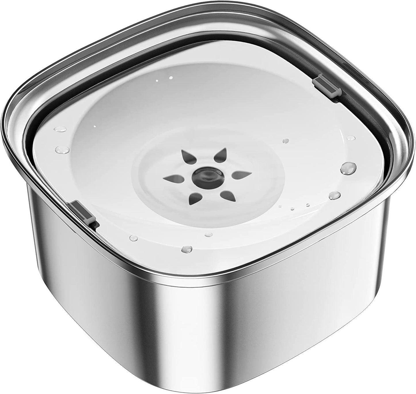 AquaPaw Steel Bowl Product information: Specifications: gray, blue, green, pink, white Applicable occasions for gifts: weddings, parties, others Material: Stainless steel Applicable gift-giving relationship: couples, couples, colleagues, friends, children